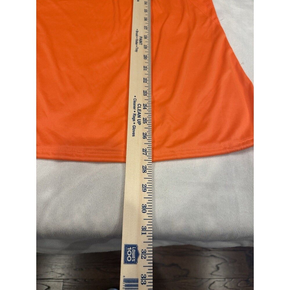 Activewear Danskin Now Women's Sz L Orange Loose Fit Dri More Tank Top - Picture 7 of 7